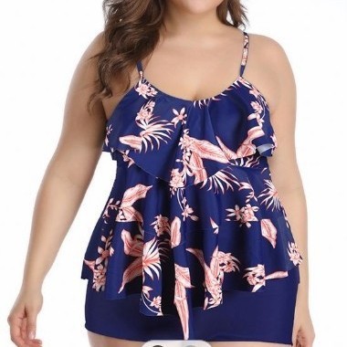 Tankini Woman Bikini Floral Pr - Shorts 评论和价格