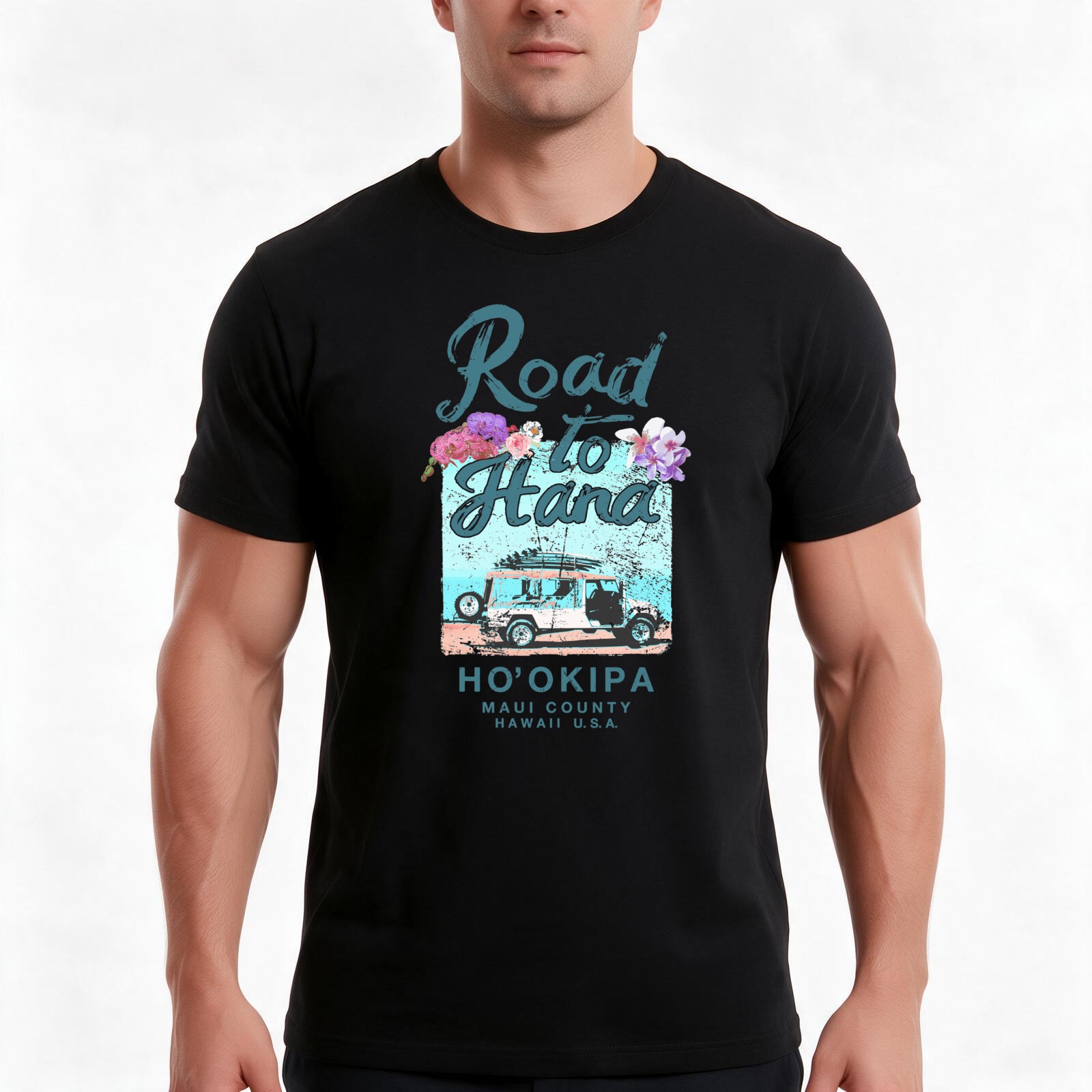 Road to Hana Maui Hawaii Vinta - Vintage Hawaiian Floral Shirt 评论和价格
