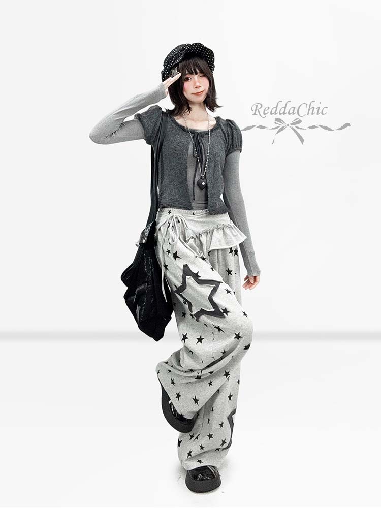 REDDACHiC Puff Sleeve Cardigan - T-Shirts 评论和价格