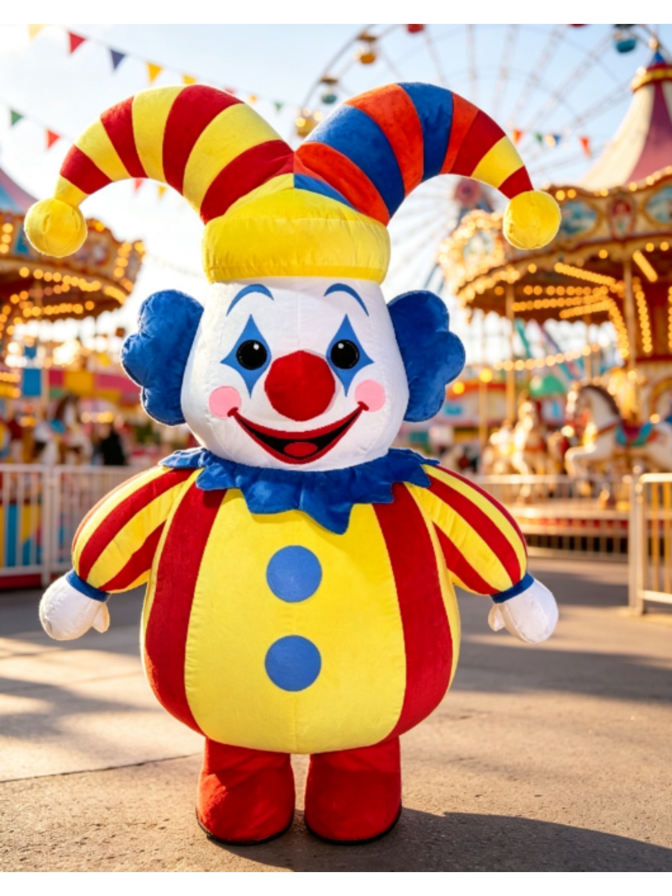 Inflatable Circus Clown Mascot - Suits 评论和价格