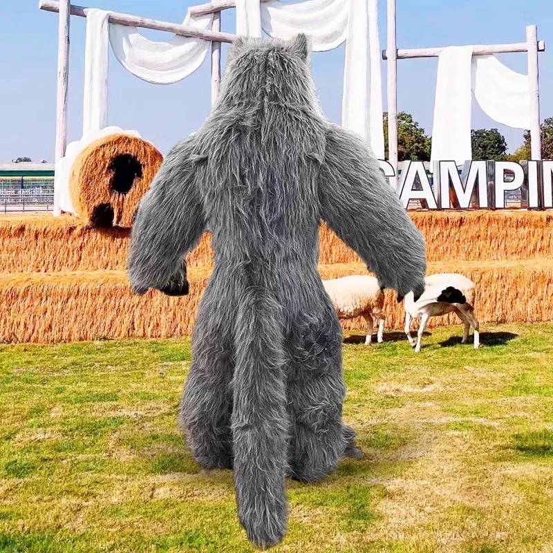 Giant Inflatable Grey Wolf Mas - Suits 评论和价格
