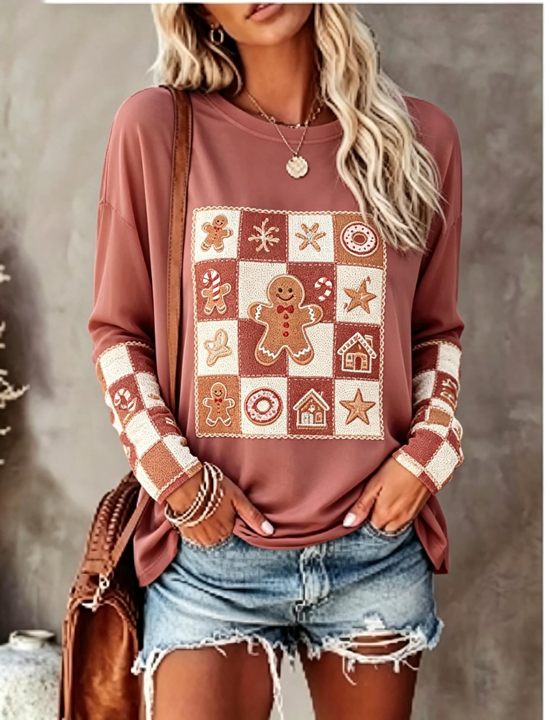 Women Long Sleeve T Shirt Fox  - T-Shirts 评论和价格