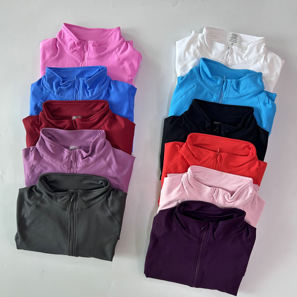No Logo Yoga Jacket With Half  - Jackets 评论和价格